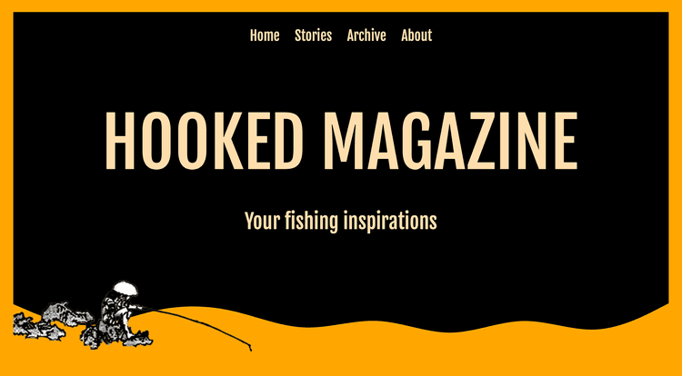 Image of a magazine website